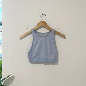 Alo Yoga Periwinkle Blue High Neck Sports Bra Size XS